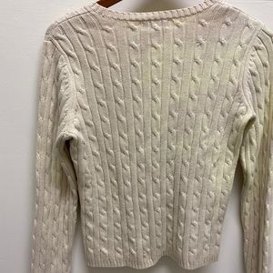 Cream sweater